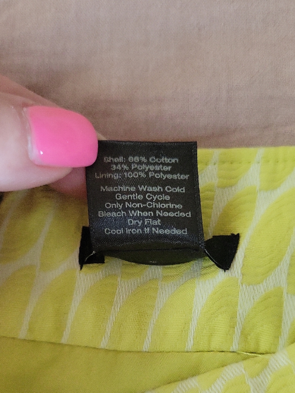 ANN TAYLOR Citrus Yellow Pucker Textured Pencil Skirt - Picture 4 of 5